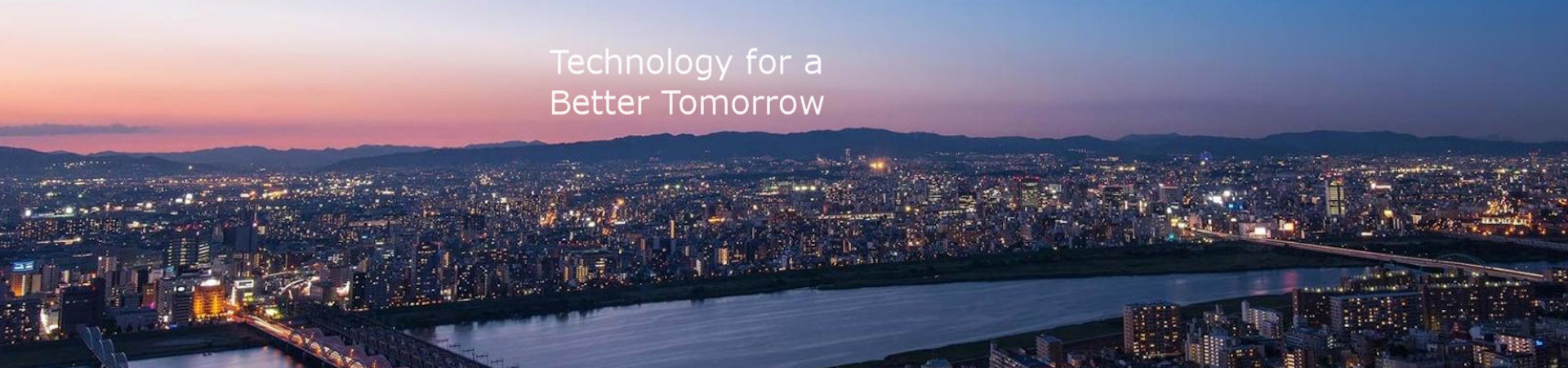 Technology for a Better Tomorrow Slide